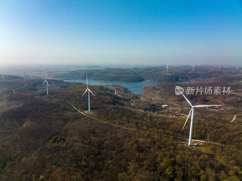 风力发电场全景