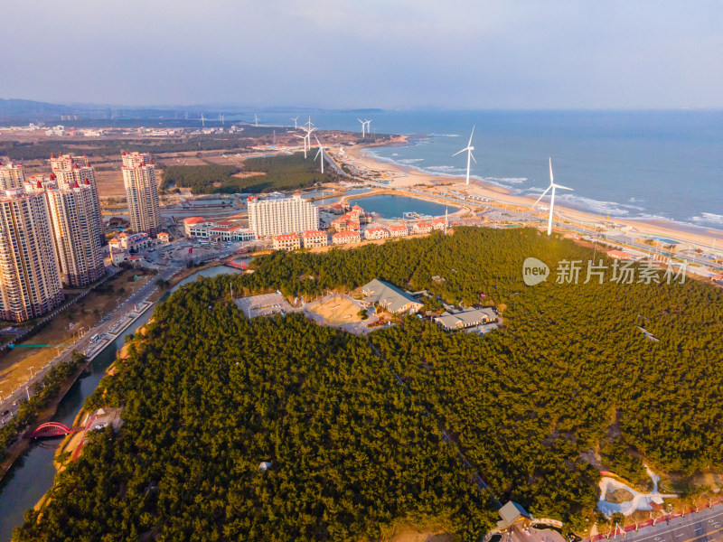 威海那香海森林温泉航拍