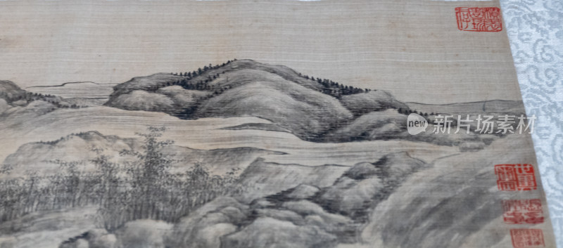 传统山水国画