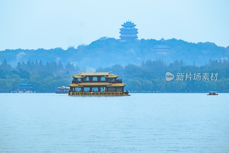 浙江杭州西湖风景名胜区秋景