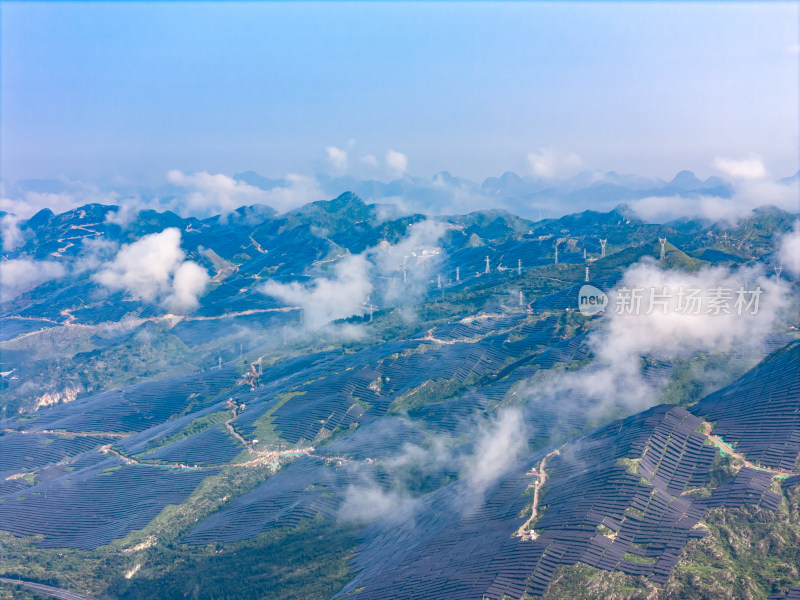 贵州山地光伏喀斯特地貌