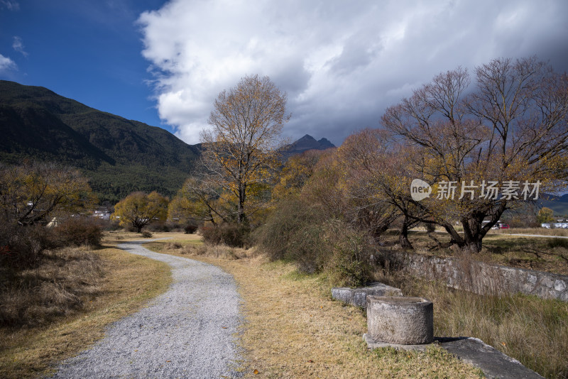 丽江冬天的风光