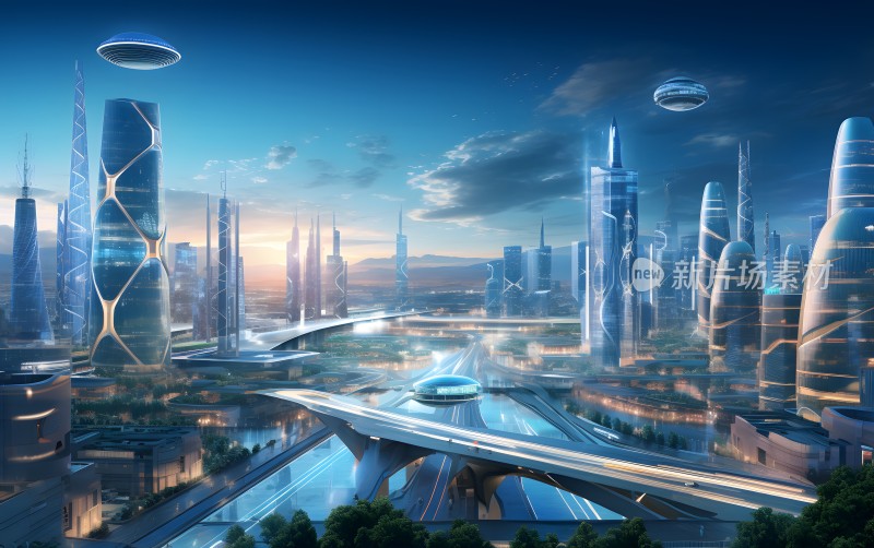 科幻城市，概念设计