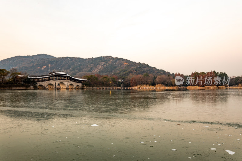 无锡长广溪石塘桥景点景观