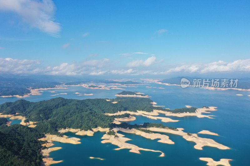 河源万绿湖 湖泊 千岛湖