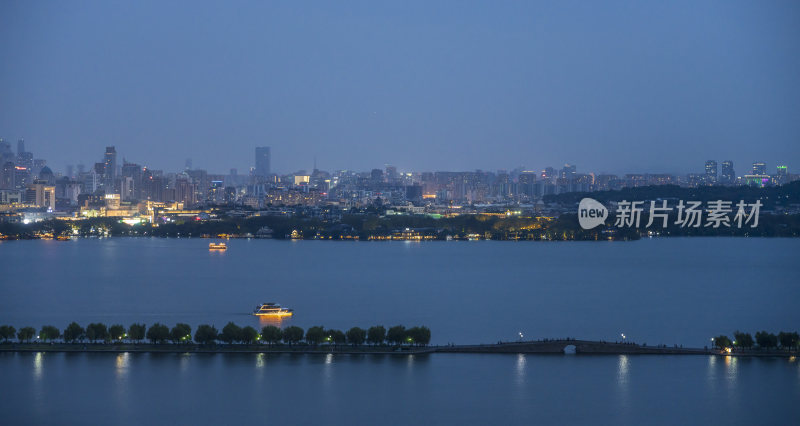 杭州西湖夜景