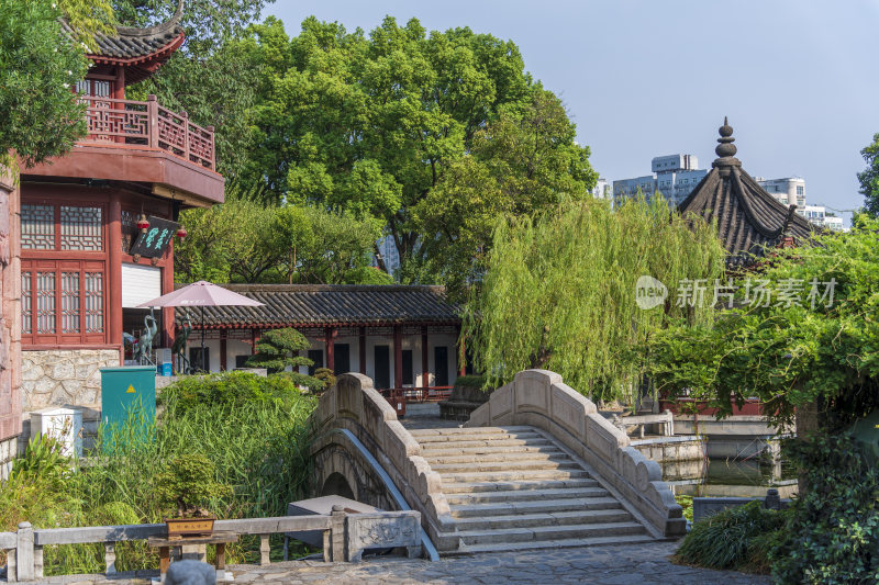 武汉武昌区黄鹤楼公园风景