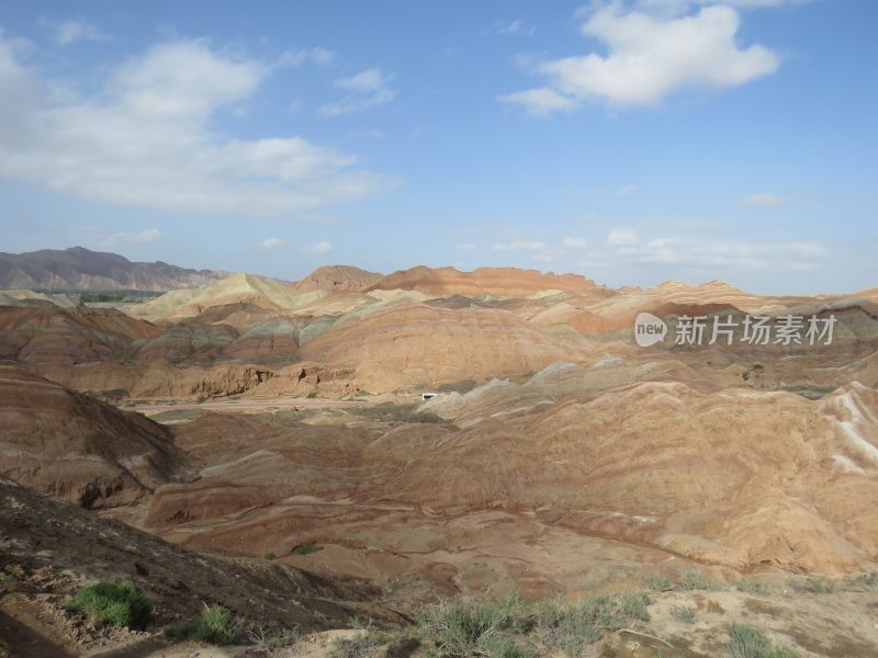 甘肃张掖七彩丹霞风景区旅游风光