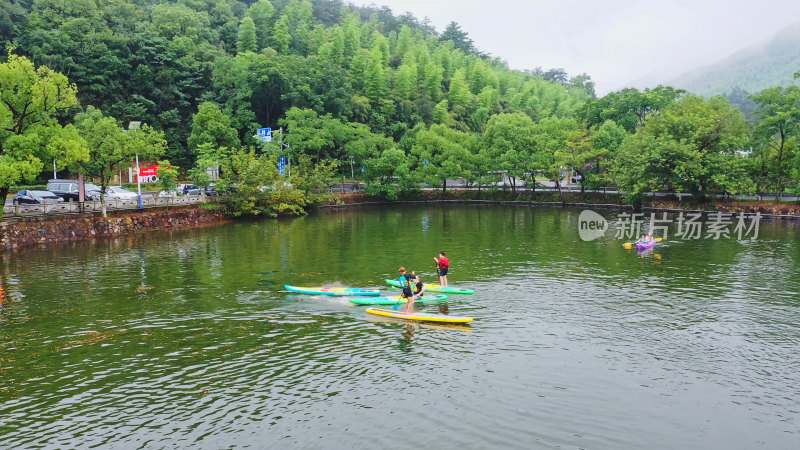 湖州莫干山劳岭水库皮划艇