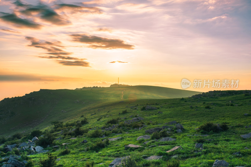 山西舜王坪户外草原风光