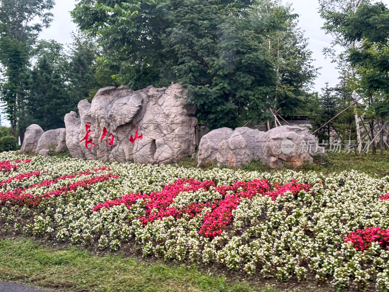 吉林延边城市风光建筑街景