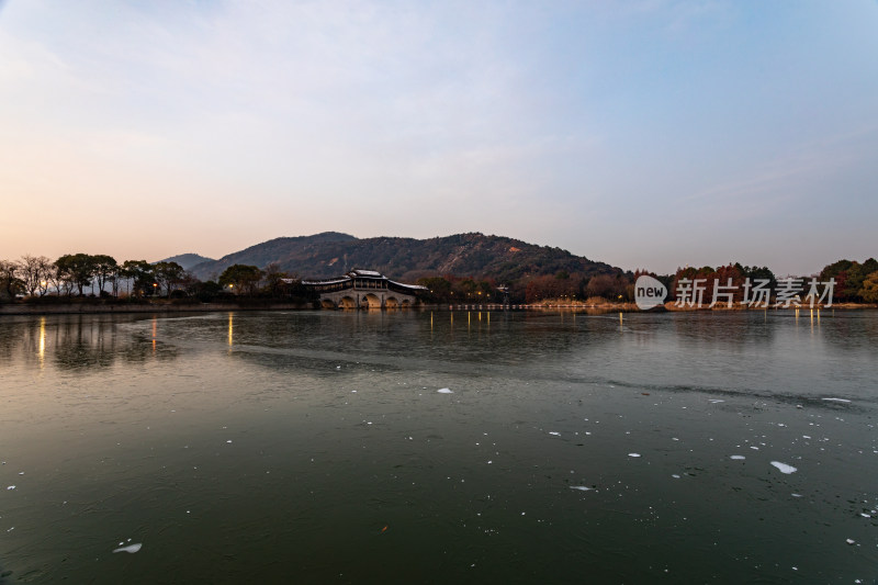 无锡长广溪石塘桥景点景观