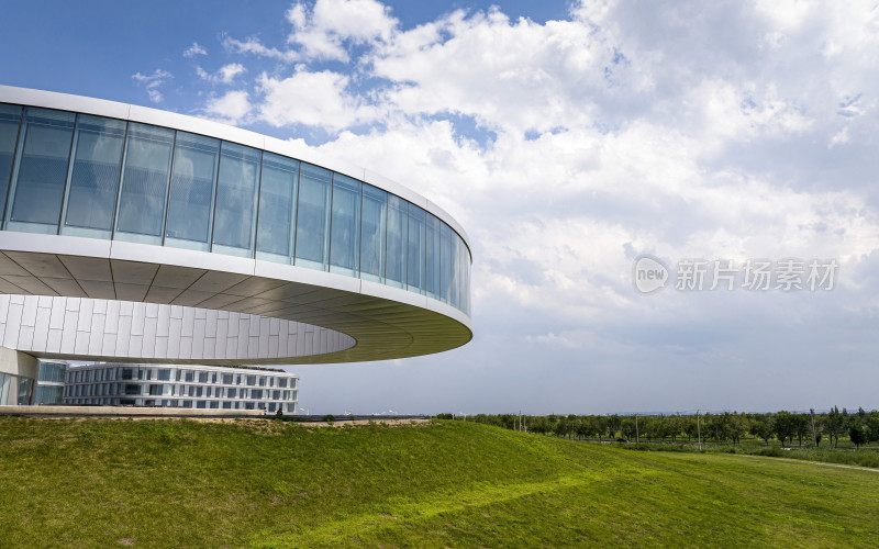 天津市宁河区京津合作示范区城市展馆航拍