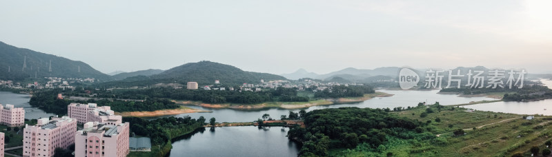 航拍泉州洛江区马甲镇