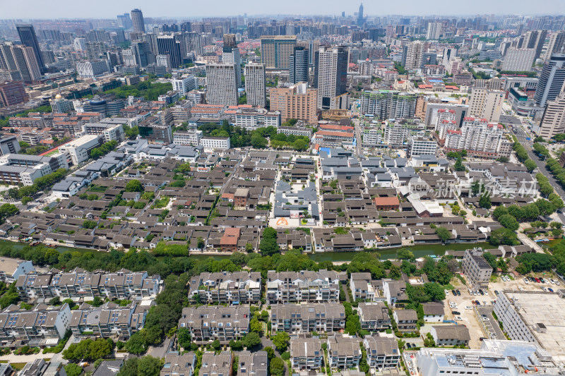 江苏常州城市建设航拍