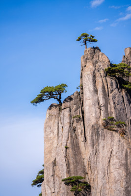 安徽黄山风景区自然风光