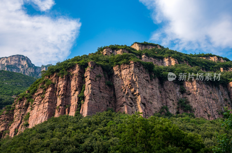 太行山山脉高山自然风景