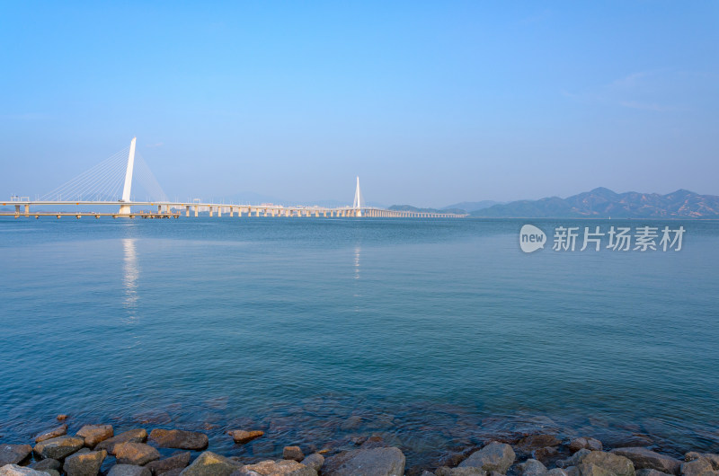 深圳湾公园海景与跨海大桥