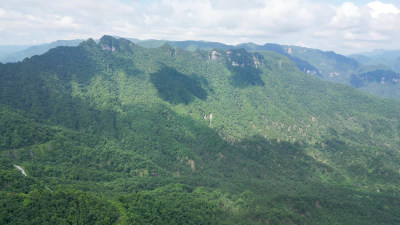 航拍湖北神农架天燕景区