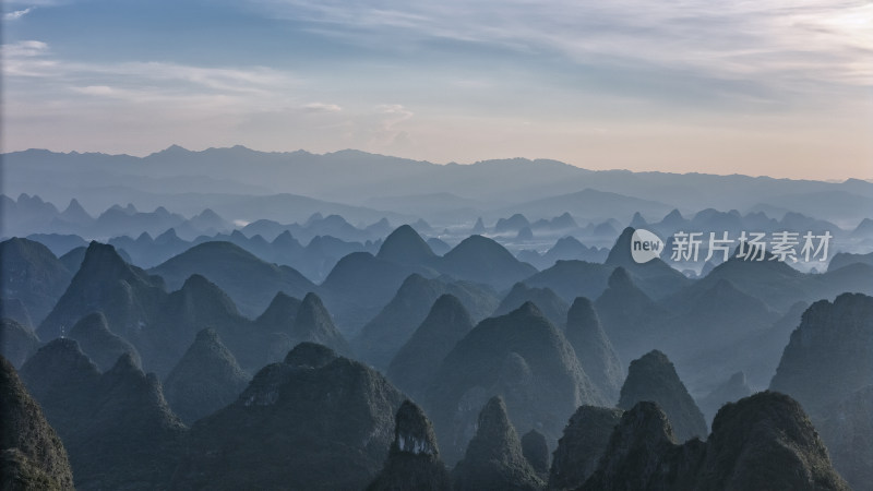 广西桂林喀斯特地貌景观