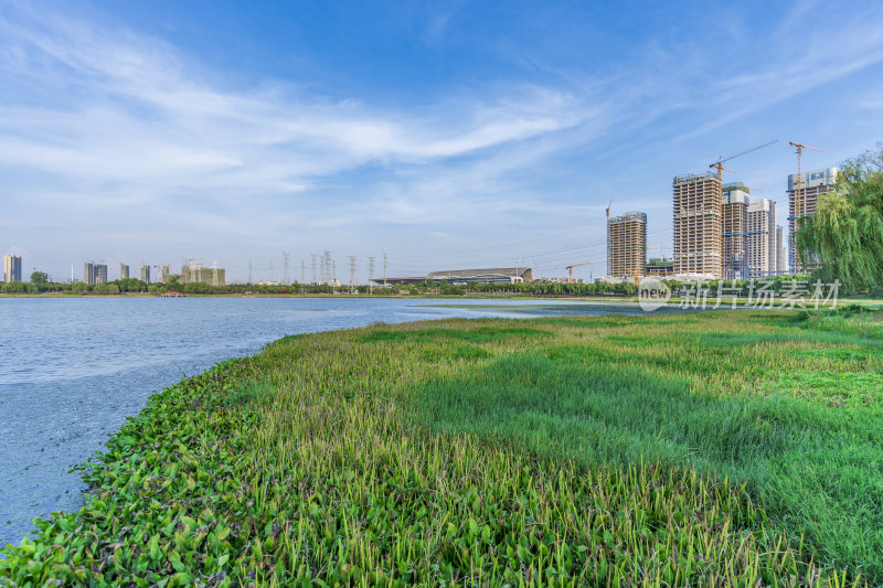 武汉洪山区杨春湖公园风景