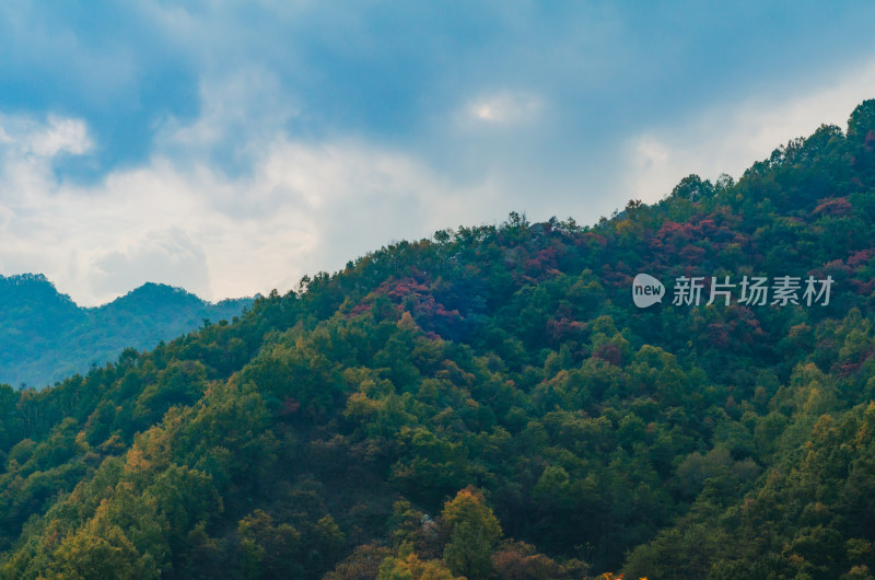 河南洛阳白云山风景区秋色