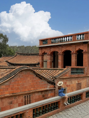 旅行寺庙古风景点泉州风景艺术拍摄