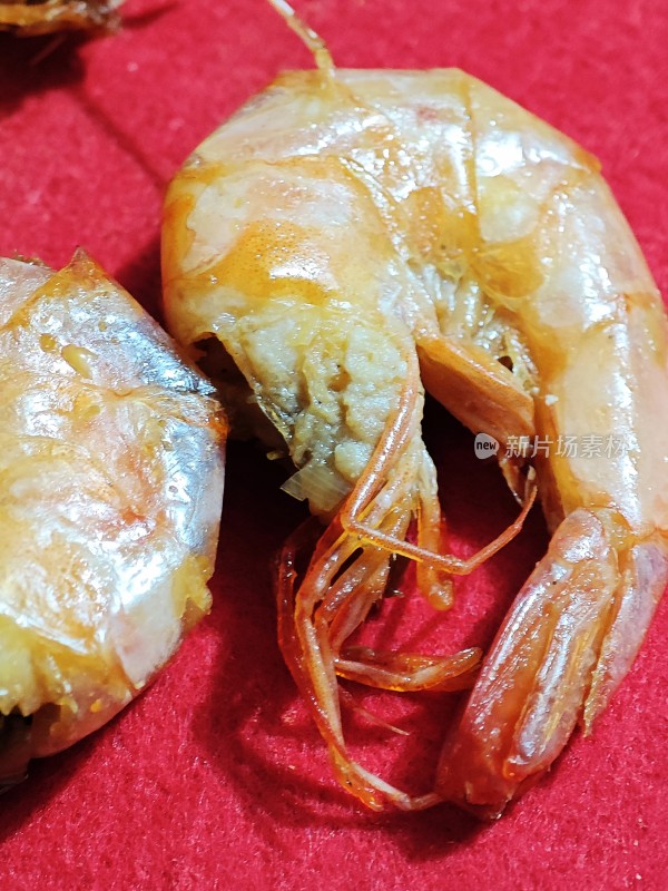 美味炸虾特写