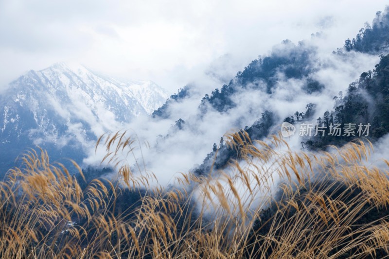 中国西南部山区风光