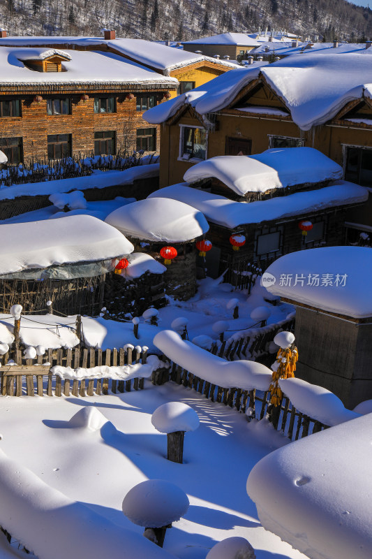 冬季黑龙江省牡丹江雪乡