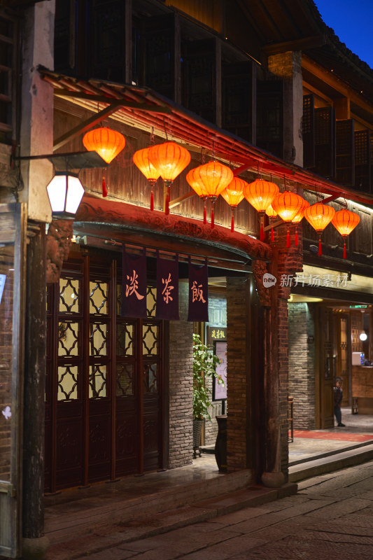 浙江嘉兴乌镇夜景