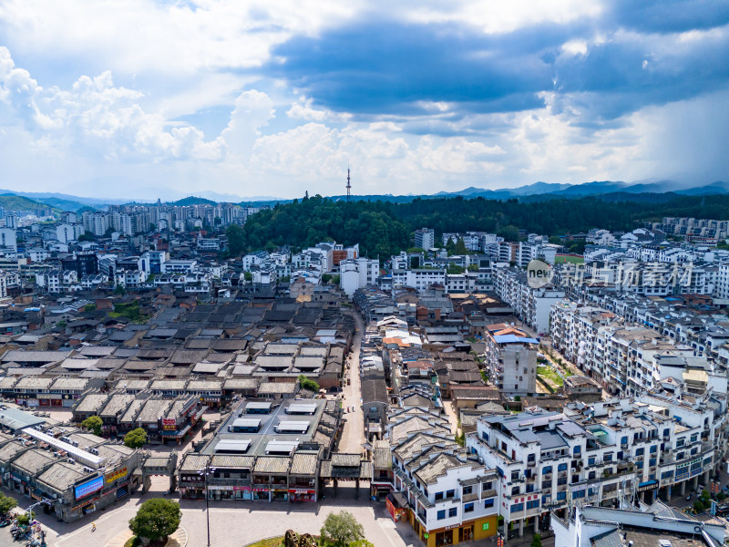 福建泰宁古城航拍图