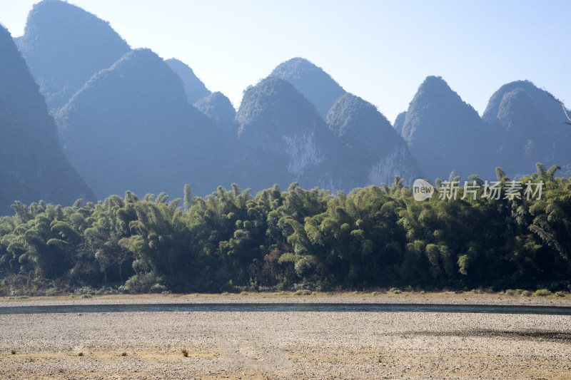 桂林阳朔漓江山水风光