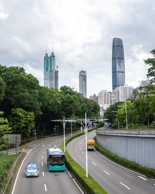 深圳罗湖区都市地标建筑群