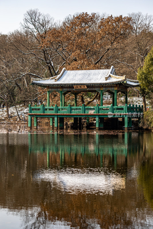 南京钟山风景区流徽榭景点