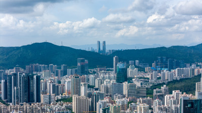 深圳福田梅林街道建筑群