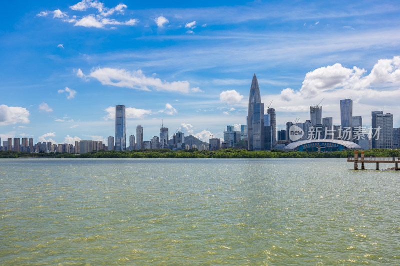 深圳湾后海天际线风景