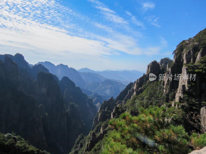 中国安徽黄山旅游风光