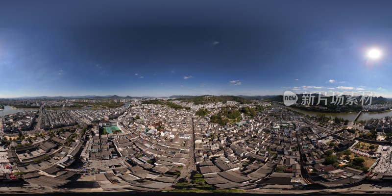 徽州古城景区360全景