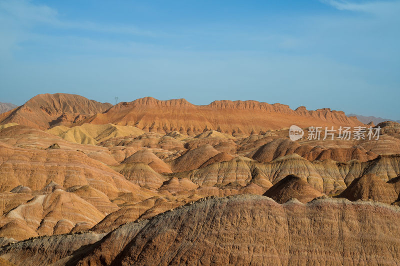 甘肃张掖七彩丹霞风景