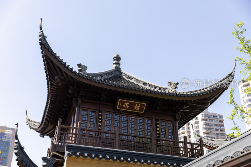 上海玉佛禅寺内部场景玉佛寺上海寺庙