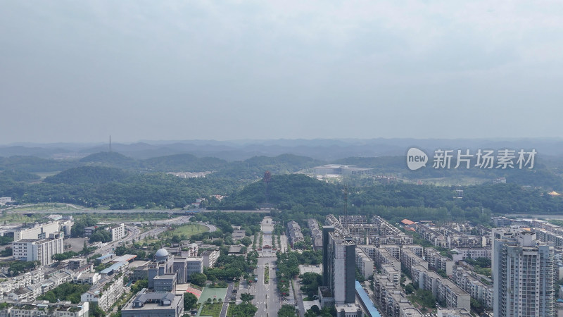 四川德阳建设德阳大景航拍