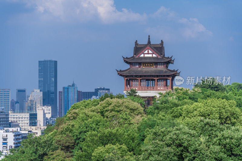 武汉武昌区黄鹤楼公园风景