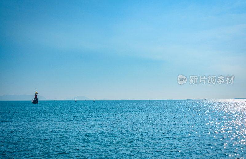 香港赤柱海湾海景海岛自然风光