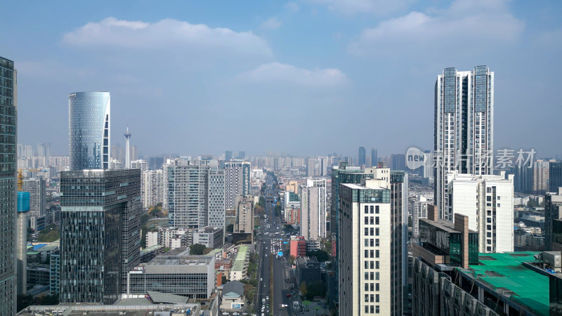 航拍四川成都大景成都宣传片