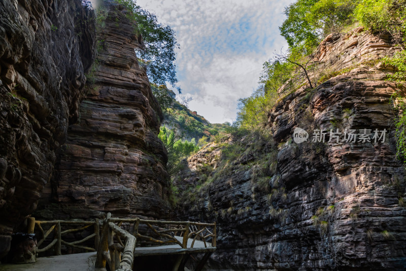 太行山大峡谷的壮丽风光