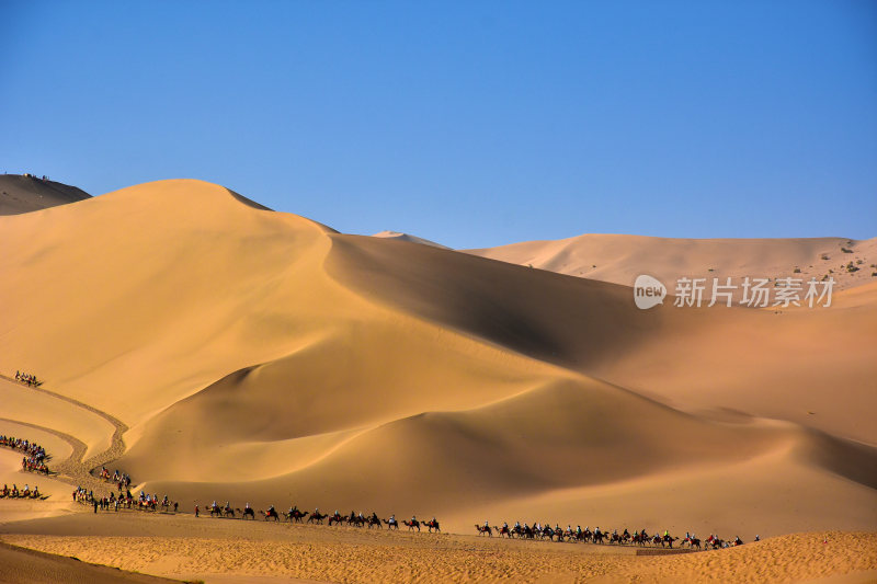 甘肃敦煌沙漠风景