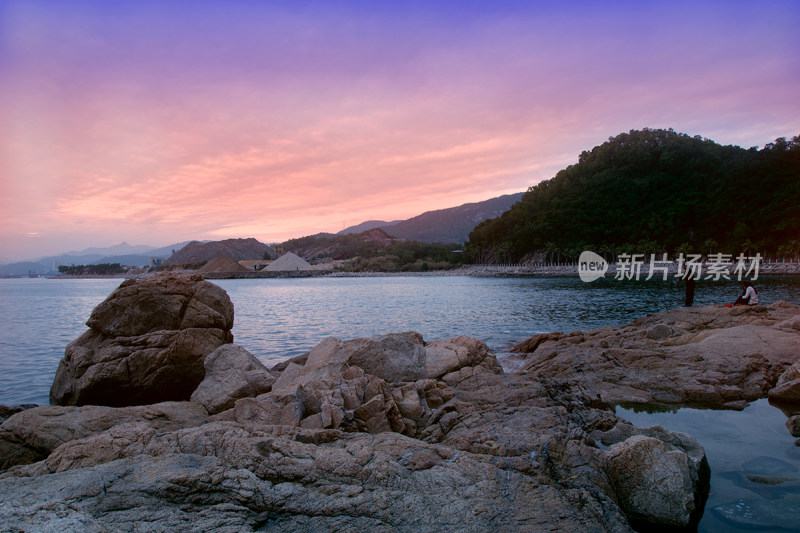 大鹏湾日落