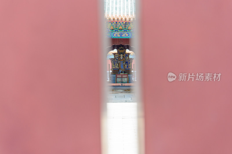 北京西黄寺从垂花门望天王殿_DSC0519