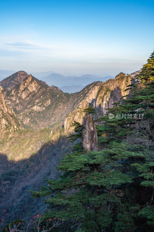 安徽黄山风景区自然风光